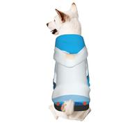Cartoon Seagull Adorable Pet Hoodie - Soft Polyester Dog Hoodie For Small Dogs, Cute Hooded Pet Clothing