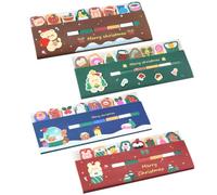 Cartoon Self-Adhesive Page Markers Paper Index Tabs 4 Books