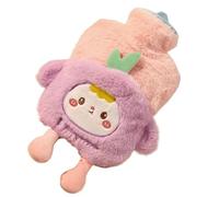 Cartoon Shaped Hot Water Bag - High Density PVC Hot Water Bag 14x19cm Plush Hand Warmer Multifunctional Thermal Package Leak-proof Explo Proof