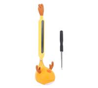 Cartoon Shaped Portable Music Synthesizer, Electronic Musical Toy Synthesizer with Touch Pitch Control and Vibrato Effect, Fun Travel Friendly Instrument for Kids and