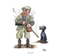 Cartoon Shooting Greeting Card. The Loader by Bryn Parry. Birthday, Thank You, Blank for all Occasions