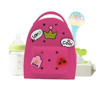 Cartoon Silicone Backpack - Cute Waterproof Jelly Backpacks with Charm, 9.84x5.12 inches Heavy Duty Adjustable Travel Bag, Lightweight Backpack Purse for Girls, School and Travel