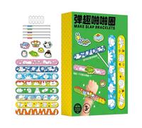 Cartoon Slap Bracelets,Animals Colorful Cute DIY Stocking Stuffers,Kids School Crafts Slap Bracelets - for Teen Boys Girls Family Friends Children