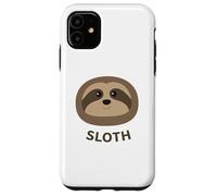 Cartoon Sloth Face Print Case for iPhone 11