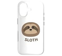 Cartoon Sloth Face Print Case for iPhone 17