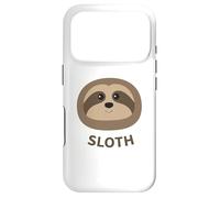 Cartoon Sloth Face Print Case for iPhone 17 Pro