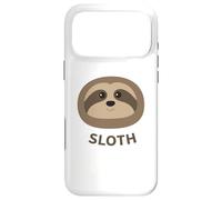Cartoon Sloth Face Print Case for iPhone 17 Pro Max