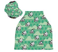 Cartoon Smile Cow Stretchy Baby Car Seat Cover,Canopy Nursing Covers,Soft Breathable Windproof Scarf Changepad for Winter Infant Breastfeeding Boys