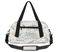 Cartoon Snail Ladybug Kids Overnight Duffle Bags for Girls Boys, Animal Lightweight Sports Gym Bag for Kids，Small Overnight Weekender Carry on Travel Bags Dance Bag, Cartoon Snail Ladybug, 18.5L x