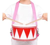 Cartoon Snare Drum - 8 Inch Percussion Instrument with Sticks | Durable Creative Modern Design Beginner Music Toy for Girls, Holiday, Birthday, Halloween, Party, Stage Performance, Rhythm Tra