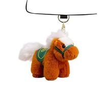 Cartoon Soft Plush Charm - Plush HorseS, Horse Keychain, 2026 Year Of The Horse Keychain For Individual Supplies Family Friends Colleagues Fans Birthday Festival Home Travel