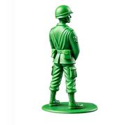 Cartoon Soldier Figurines - Toy Army Men Models, Character Display Ornaments | Decorative Action Figures Set for Prank Gag Fan Collectibles Vintage Style Desk Shelf Home Decor Display Props