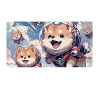 Cartoon Space Dog-889 Cushioned Kitchen Runner Rug Mat Stain Resistant, Easy Wipe Clean for House Sink Office,15.7"x29.5"in