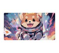 Cartoon Space Dog-895 Cushioned Kitchen Runner Rug Mat Stain Resistant, Easy Wipe Clean for House Sink Office,15.7"x29.5"in