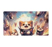 Cartoon Space Dog-901 Cushioned Kitchen Runner Rug Mat Stain Resistant, Easy Wipe Clean for House Sink Office,15.7"x29.5"in