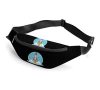Cartoon Space Rockets Belt Bag Fanny Pack Crossbody Bags Waist Pack for Running Workout