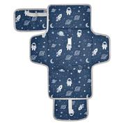 Cartoon Space Star Navy Reusable Changing pad Covers with Tissue Pocket Waterproof Changing pad for Moms, Dads