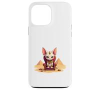 Cartoon Sphynx Cat Pharaoh Illustration Design Case for iPhone 13 Pro Max
