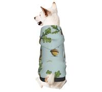 Cartoon Sprouting Acorn Printed Small Pet Hoodie, Breathable And Soft, Suitable For Indoor And Outdoor Use