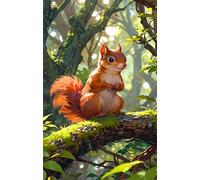 Cartoon Squirrel 2000 Piece Jigsaw Puzzles for Adults Colourful Fun Challenging & Brainteasing Educational Learning Gift Present for Children Boys Girls 2000 Piece Puzzle for Adults