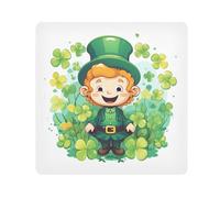 Cartoon St-Patrick's Day Kids Camera Wrap Cloth, Squares Magic Self-Adhesive Cloth for Lens Camera Anti-Scratch Lens Protector Makeup Wrap Cloth Bag 21.7" x 21.7"