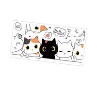 Cartoon Stacking Cats Kitten Animal Wall Decal for Kids Room Decorations Safe PVC Sticker Easy Installation Door Art Waterproof Door Sticker