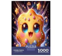 Cartoon Star Cosmic Background 1000 Piece Jigsaw Puzzle Paper for Adults Night Sky 38x26cm/1000pcs