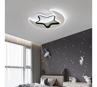 Cartoon Star Moon Ceiling Light LED Eye Protection Bedroom Room Ceiling Lamp Creative Ceiling Light Fixture Chandelier for 's Room, Study Room