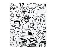 Cartoon Statue of Liberty Classic Case Compatible with IPad 9th 8th 7th Generation 10.9 Inch 2021-2018,Funny Cover with Trifold Stand+Pencil Holder for Boys Girls,iPad Air6 11inch 2024