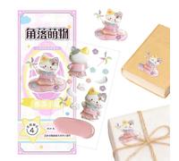 Cartoon Stickers | Stackable 3D Resin Decors - Self Assembling Cartoon Character Stickers - For Scrapbooking, Journaling, Crafts, Home, Office, School