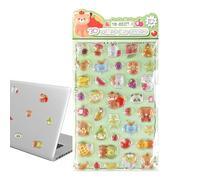 Cartoon Stickers - Various Decals, Mini Animals Cartoon Stickers 3D - for Laptop Phone Skateboard Students Photo Albums and Journals