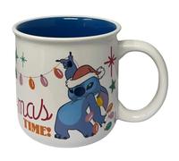 CARTOON Stitch Disney Christmas Theme Mug Ceramic Mug Cup Breakfast Bowl 14oz for Kids