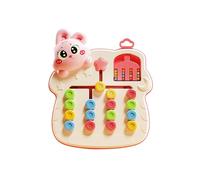 Cartoon Strategy Board Game Chess Puzzle Toy for Toddler Interaction Learning Toy for Color Matching Cognitive Skill Strategy Chess Board Game