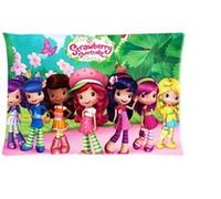 Cartoon Strawberry Shortcake with Friends Pillowcases Custom 20"x30" Two Sides Cool Comfortable Pillow Case