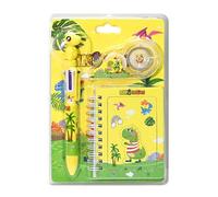 Cartoon Student Stationery Set with Twin Coil Binding Notebook Multicolor Ballpoint Pen White Out Corection for Student Children ' s Learning Tools