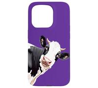 Cartoon Style Black And White Dairy Cow Case for iPhone 15 Pro