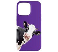 Cartoon Style Black And White Dairy Cow Case for iPhone 15 Pro Max