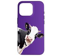 Cartoon Style Black And White Dairy Cow Case for iPhone 16 Pro