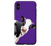Cartoon Style Black And White Dairy Cow Case for iPhone XS Max