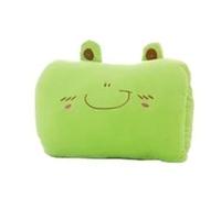 Cartoon Style Cute Nap Pillow, Hand Warming Pad ,a Plush Toy With Hand Inserting Function, Stuffed Pillow, A Gift(Green)
