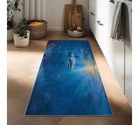 Cartoon Style Runner Rugs for Hallway 60 x 150 cm, Non Slip Rug Washable Hall Runners Extra Long Absorbent Ocean Animals Sharks Floor Carpet for Kitchen Entryway Laundry Room