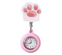 Cartoon Style Silicone Nurse Speak Watch Surveillance Medical Field Clock for Hospital Clinic Laboratory Nurses and Medical Students, G