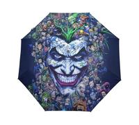Cartoon Sugar Skull Jokers Clown Umbrella Automatic Folding Men Women Travel Umbrellas Auto Open Close Sun Blocking Windproof