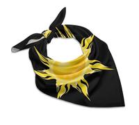 Cartoon Sun Sunshine Women's Head Scarf Hair Square Scarves Headscarf for Sleeping Travel Beach 25"x25"