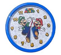 CARTOON Super Mario 25cm Kids Analog Wall Clock for Children's Bedroom Playroom