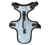 Cartoon Swan Sunflower Pastel Blue Reflective Dog Vest Harnesses for Bunny Dog Walking Control Animal Vest for Dogs chalecos para Perros