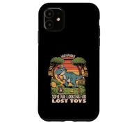 Cartoon T-Rex Lost Toys Retro Forest Not All Who Wander Case for iPhone 11