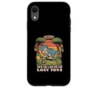 Cartoon T-Rex Lost Toys Retro Forest Not All Who Wander Case for iPhone XR