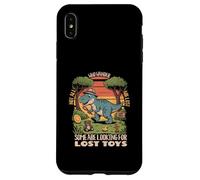Cartoon T-Rex Lost Toys Retro Forest Not All Who Wander Case for iPhone XS Max