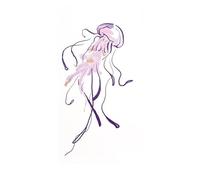 Cartoon Tattoo Stickers Waterproof Butterfly Tattoo Stickers Cute Temporary Tattoos 75 * 140MM(02)